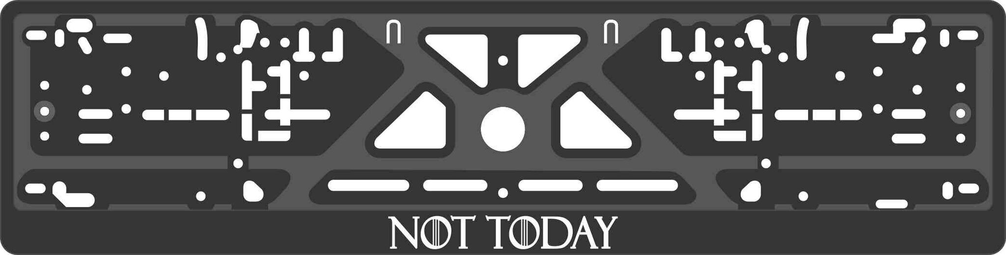 Numbrimärgi raam - "Not Today", Vibrante, 520 x 110 mm, 1tk цена и информация | Lisaseadmed | kaup24.ee