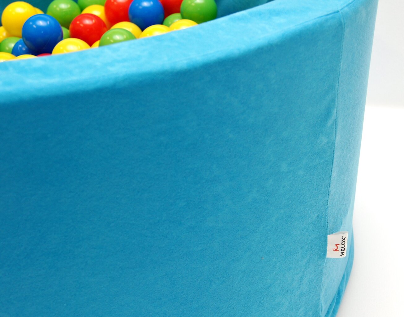 Bassein koos pallidega Welox 200 tk, C4, sinine/punane hind ja info | Imikute mänguasjad | kaup24.ee
