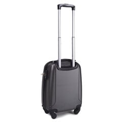 Маленький чемодан для ручной клади MERLIN, темно-серого цвета цена и информация | Чемоданы, дорожные сумки | kaup24.ee