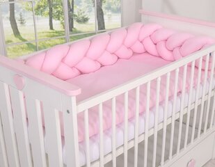 Punutud kaitse võrevoodile My Sweet Baby roosa hind ja info | Laste ohutustarvikud | kaup24.ee