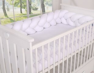 Punutud kaitse võrevoodile My Sweet Baby valge hind ja info | Laste ohutustarvikud | kaup24.ee
