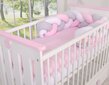Punutud kaitse turvahällile My Sweet Baby valge-hall-roosa цена и информация | Laste ohutustarvikud | kaup24.ee