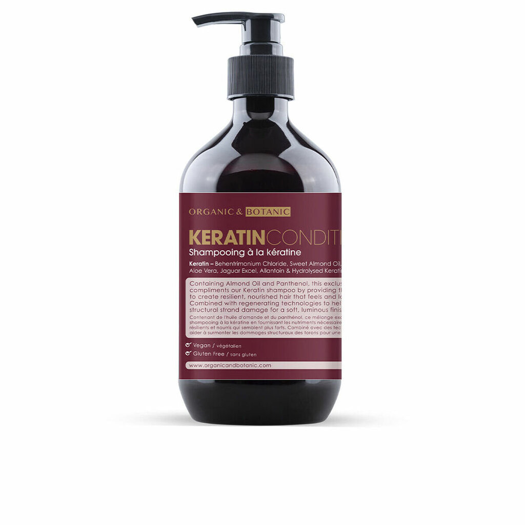 Palsam Organic & Botanic Keratin (500 ml) цена и информация | Juuksepalsamid | kaup24.ee