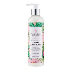 Taastav palsam Flora & Curl Hydrate Me Mesi Roosivesi (300 ml) hind ja info | Juuksepalsamid | kaup24.ee