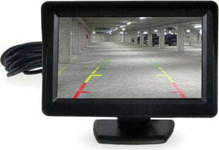 Amio Display TFT01 4,3" for parking sensors with camera цена и информация | Системы парковки | kaup24.ee