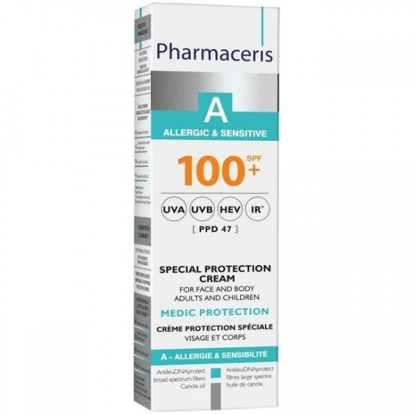 Päikesekaitsekreem Pharmaceris A Medic Protection SPF-100+, 75 ml цена и информация | Päikesekreemid | kaup24.ee