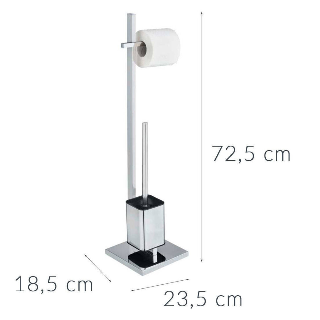 Tualettpaberi alus ja hari, Wenko hind ja info | Vannitoa sisustuselemendid ja aksessuaarid | kaup24.ee