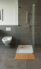 Puidust vannitoamatt, Wenko цена и информация | Ковры | kaup24.ee