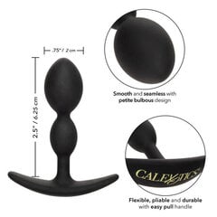 Анальная пробка CaleXotics Boundless Teardrop Plug, черная цена и информация | Анальные игрушки | kaup24.ee