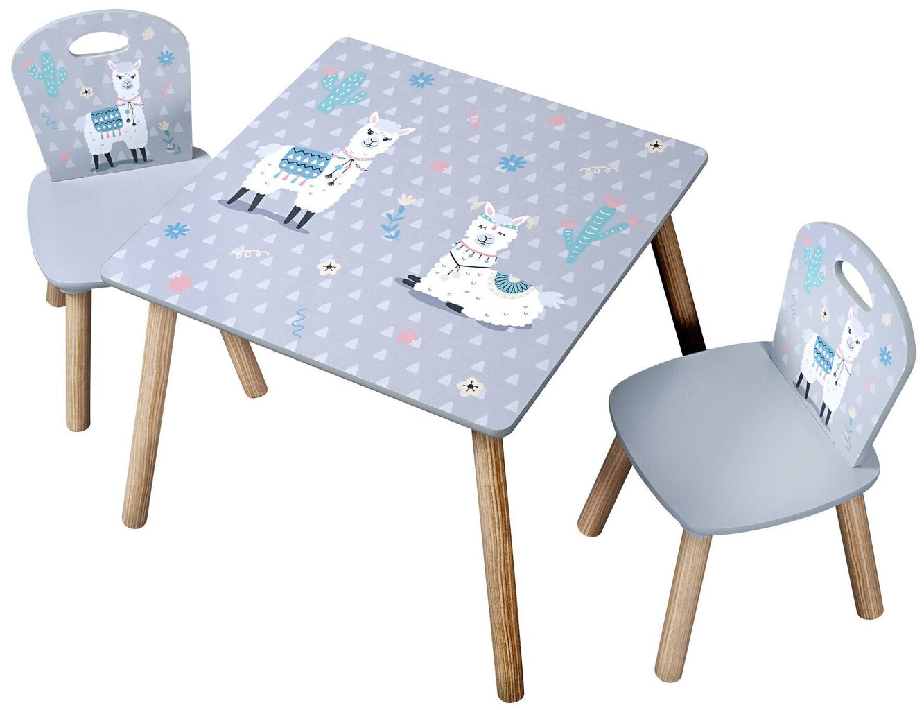 Laste laud + 2 tooli, Kesper hind ja info | Laste lauad ja toolid | kaup24.ee