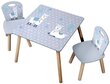 Laste laud + 2 tooli, Kesper цена и информация | Laste lauad ja toolid | kaup24.ee