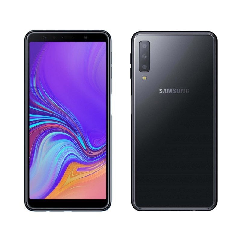 Samsung Galaxy A7, Dual SIM 4/64 GB Black цена и информация | Telefonid | kaup24.ee