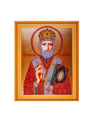 Teemantmaalid TM Värvikas - LGP024e Icon of Saint Nicholas 40x50 cm цена и информация | Алмазная мозаика | kaup24.ee