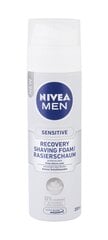 Nivea Men Sensitive Recovery пена для бритья для мужчин 200 мл цена и информация | Косметика и средства для бритья | kaup24.ee