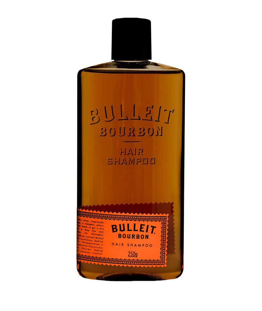 Juuksešampoon Pan Drwal x Bulleit Bourbon, 250 ml hind ja info | Šampoonid | kaup24.ee