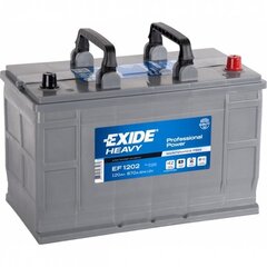 Аккумулятор EXIDE Heavy EF1202 120 Ач 870 А цена и информация | Аккумуляторы | kaup24.ee