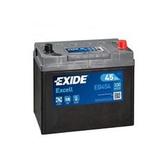 Aku EXIDE EB454 45 Ah 300 A hind ja info | Exide Autokaubad | kaup24.ee