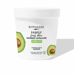 Toitev juuksemask Byphasse Family Fresh Delice Kuivad juuksed Avokaado (250 ml) цена и информация | Маски, масла, сыворотки | kaup24.ee