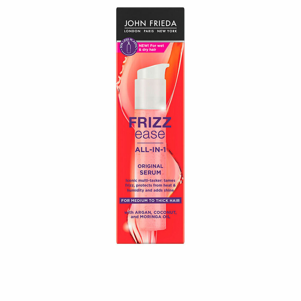 Juukseseerum John Frieda Frizz Ease Multifunktsionaalne (50 ml) hind ja info | Maskid, õlid, seerumid | kaup24.ee