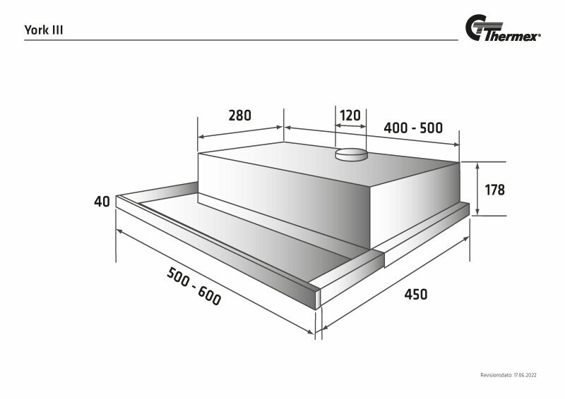 Thermex York III Standard цена и информация | Õhupuhastid | kaup24.ee