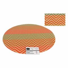 Lauamatt Ringjas PVC Punane Oranž 38 cm цена и информация | Скатерти, салфетки | kaup24.ee