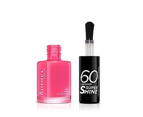 Kiirelt kuivav küünelakk Rimmel London 60 Seconds Super Shine 8 ml hind ja info | Küünelakid, küünetugevdajad | kaup24.ee