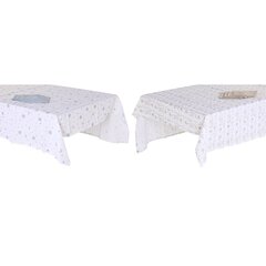 Скатерть и салфетки DKD Home Decor 150 x 150 x 0,5 cm Розовый Белый (2 штук) цена и информация | Скатерти, салфетки | kaup24.ee