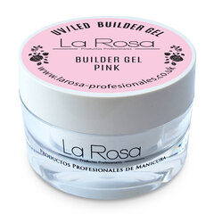 Küünegeel La Rosa Builder Gel Pink, 30 ml цена и информация | Лаки для ногтей, укрепители для ногтей | kaup24.ee