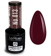 Гель-лак La Rosa Hybrid CREME Вишня с блеском цена и информация | Лаки для ногтей, укрепители для ногтей | kaup24.ee