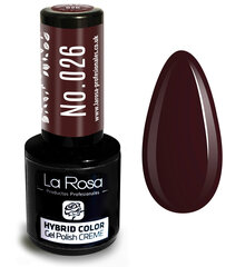 Гель-лак La Rosa Hybrid CREME Темно-фиолетовый цена и информация | Лаки для ногтей, укрепители для ногтей | kaup24.ee