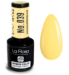 Hübriidlakk La Rosa 039 Banana Yellow, 9 ml hind ja info | Küünelakid, küünetugevdajad | kaup24.ee