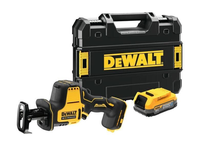 Kettsaag Dewalt 18V 1x1,7Ah DCS369E1T цена и информация | Elektrilised saed, mootorsaed ja tarvikud | kaup24.ee