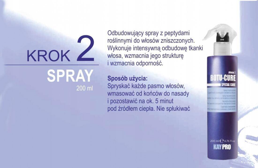 Šampoon tugevalt kahjustatud juustele KayPro Reconstructing Shampoo Botu-Cure, 1000 ml hind ja info | Šampoonid | kaup24.ee