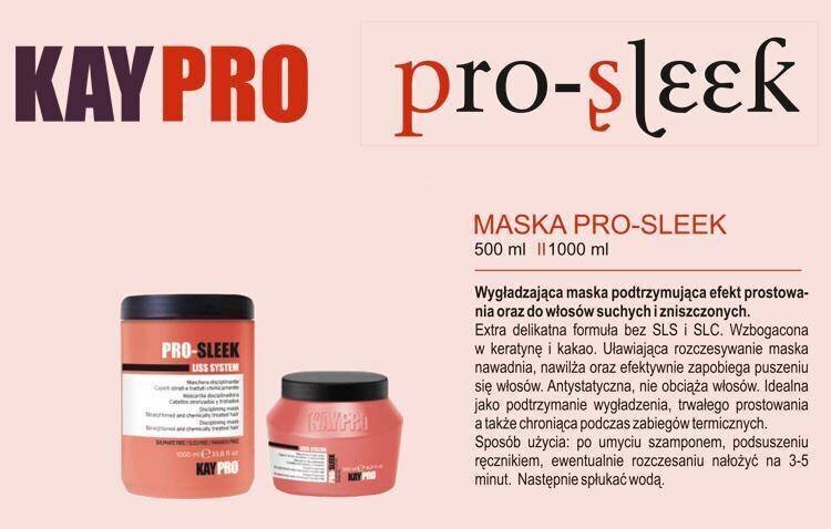 Mask sirgendatud ja keemiliselt töödeldud juustele KayPro Disciplining Mask, 1000 ml цена и информация | Maskid, õlid, seerumid | kaup24.ee