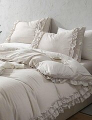 Комплект постельного белья Ruffle Decor (135х200 см), 3 части, бежевый цена и информация | Комплекты постельного белья | kaup24.ee