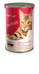 Bewi Cat Meatinis Poultry kassikonservid linnulihaga 400 g цена и информация | Кошачьи консервы | kaup24.ee