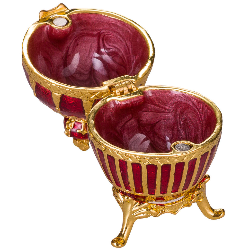 Sooniline Faberge stiilis muna, ehtekarp keiserliku krooniga hind ja info | Muud kingitused | kaup24.ee