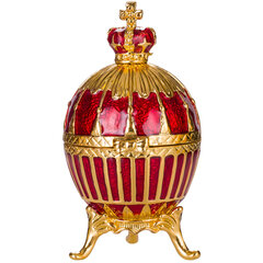 Sooniline Faberge stiilis muna, ehtekarp keiserliku krooniga цена и информация | Другие оригинальные подарки | kaup24.ee
