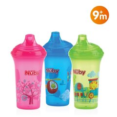 Joogitass kõva tilaga Nuby No-Spill™, 270 ml, ID10366 hind ja info | Lutipudelid ja aksessuaarid | kaup24.ee
