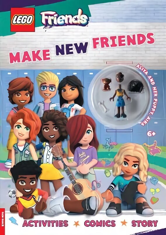 LEGO (R) Friends: Make New Friends (with Aliya mini-doll and Aira puppy) hind ja info | Väikelaste raamatud | kaup24.ee