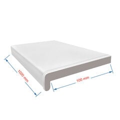 Подоконник PVC 100x1000 (белый) цена и информация | Пластиковые окна | kaup24.ee