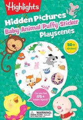 Baby Animal Hidden Pictures Puffy Sticker Playscenes цена и информация | Книги для подростков и молодежи | kaup24.ee