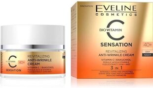 Päeva/öökreem Eveline Cosmetics, C Vitamin Sensation 40+, 50ml цена и информация | Кремы для лица | kaup24.ee