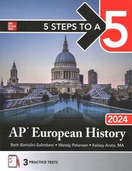 5 Steps to a 5: AP European History 2024 hind ja info | Ajalooraamatud | kaup24.ee