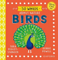 50 Words About Nature: Birds 1 hind ja info | Väikelaste raamatud | kaup24.ee