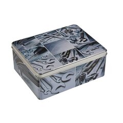 Штабелируемая коробка-органайзер Versa Металл Fusion цена и информация | Ящики для вещей | kaup24.ee