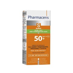 PHARMACERIS S MEDI ACNE PROTECT SPF 50+ sejas aizsargkrēms 50ml цена и информация | Кремы от загара | kaup24.ee