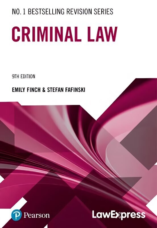 Law Express Revision Guide: Criminal Law, 9th edition цена и информация | Majandusalased raamatud | kaup24.ee