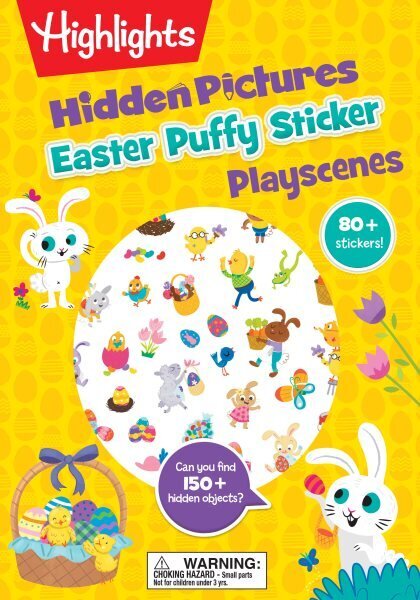 Easter Hidden Pictures Puffy Sticker Playscenes hind ja info | Noortekirjandus | kaup24.ee