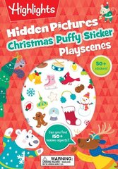 Christmas Hidden Pictures Puffy Sticker Playscenes hind ja info | Noortekirjandus | kaup24.ee